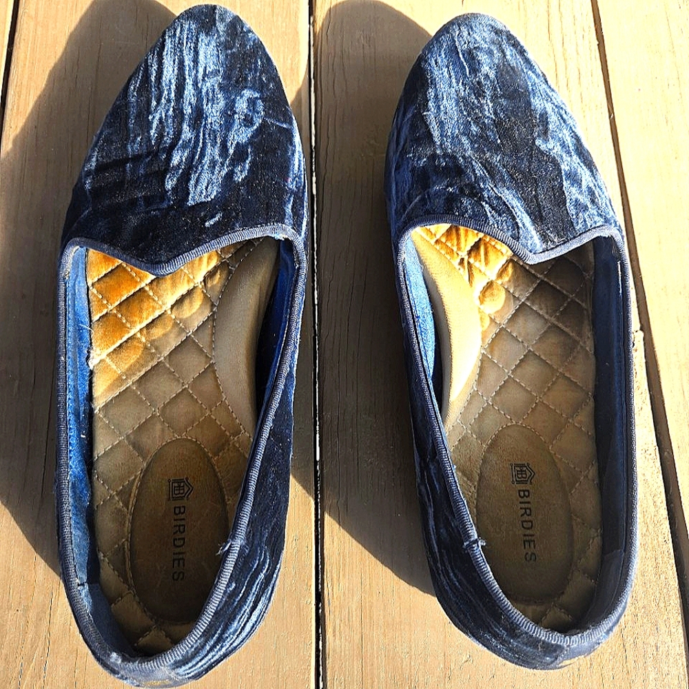 Birdies The Heron loafers, size 7.5 (US), velvet sapphire